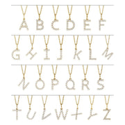 14K Gold Diamond Initial A Necklace — supplier product view