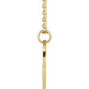 14K Gold November Birth Flower Necklace — supplier product view