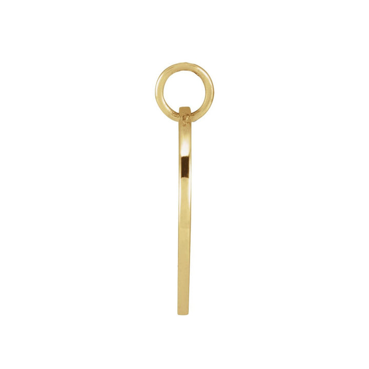 14K Gold September Birth Flower Pendant — supplier product view