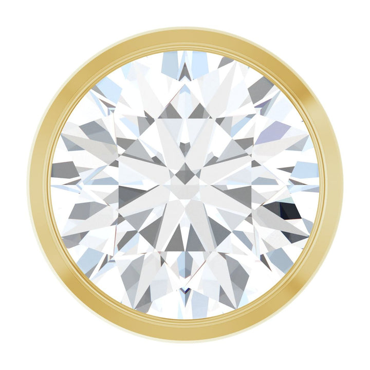 14K Gold Lab-Grown Diamond Slide Pendant — supplier product view
