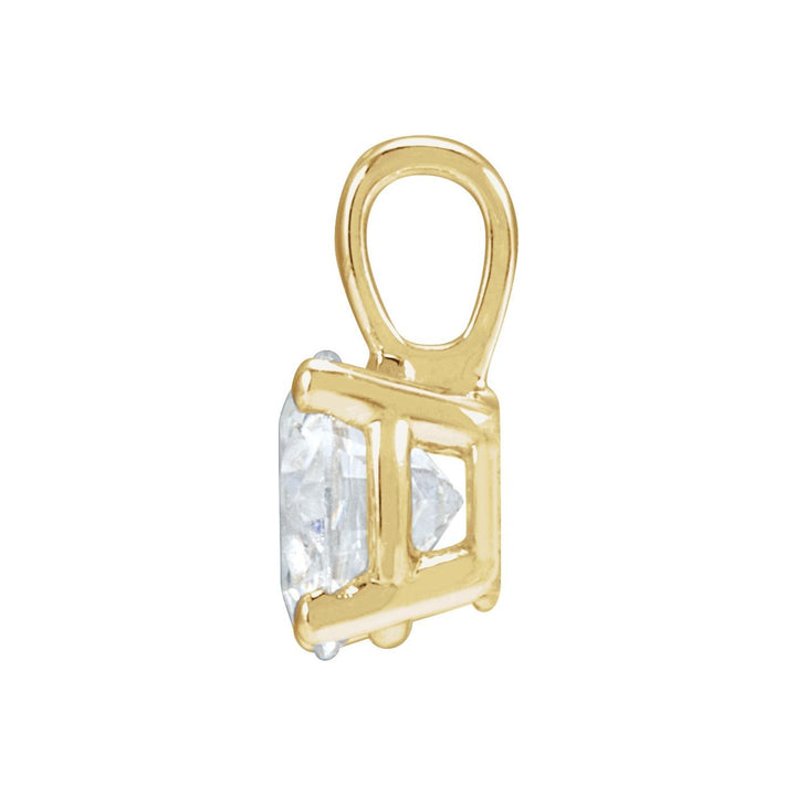 14K Gold 1.5 ct Lab-Grown Diamond Pendant — supplier product view