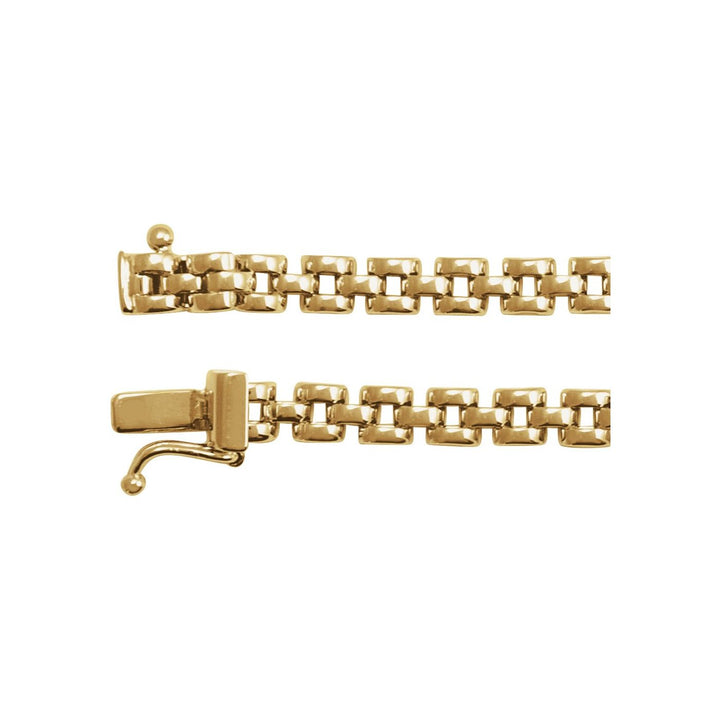 14K Gold Panther Link Bracelet — supplier product view