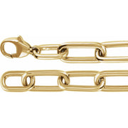 14K Gold Lab-Grown Diamond Paperclip Bracelet — supplier product view