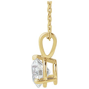 14K Gold 1 ct Lab-Grown Diamond Necklace — supplier product view
