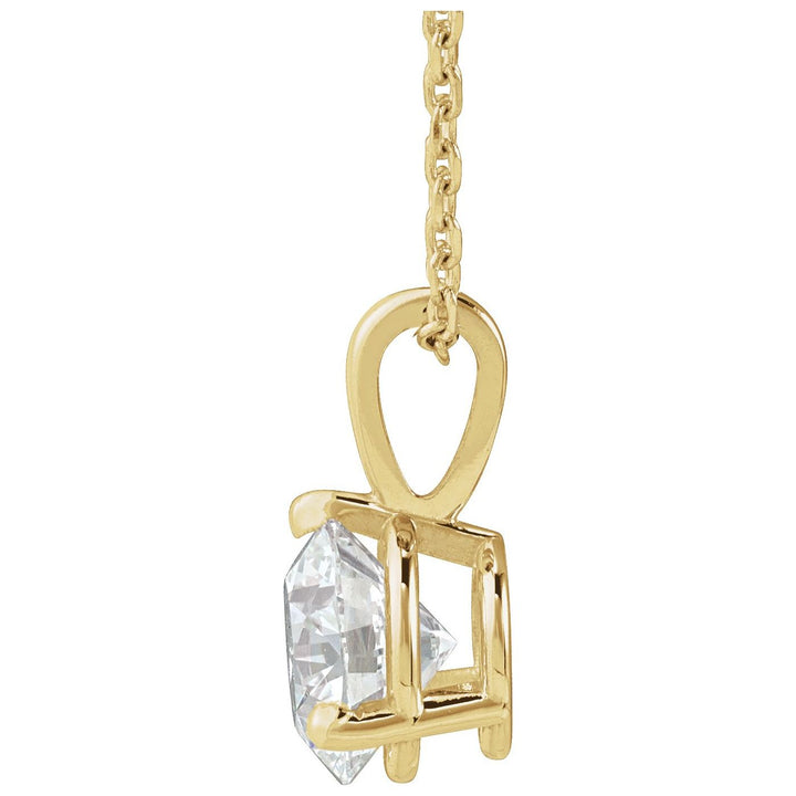 14K Gold 1 ct Lab-Grown Diamond Necklace — supplier product view
