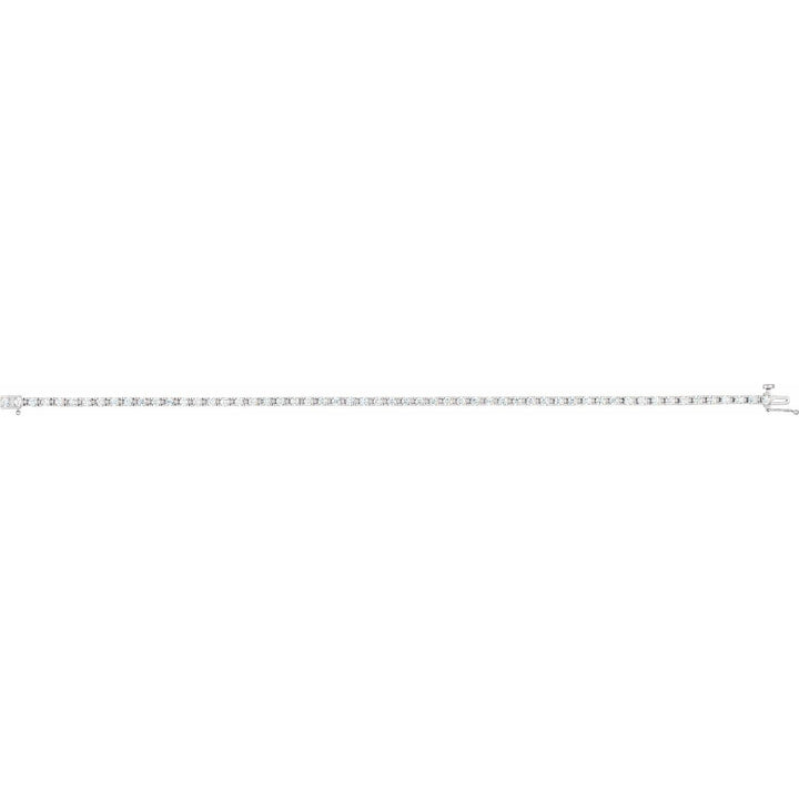 14K White Gold Lab-Grown Diamond Line Bracelet — supplier product view