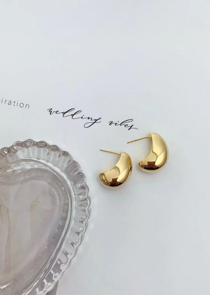 18K Tear Drop Earrings - De Oro Jewelry