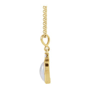 14K Gold Ethiopian Opal & Natural Diamond Necklace — supplier product view