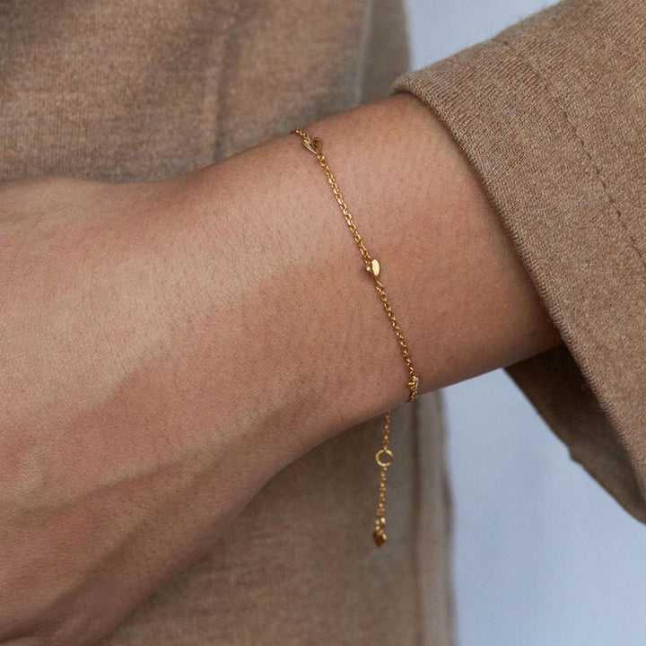 Fine Heart Bracelet - De Oro Jewelry