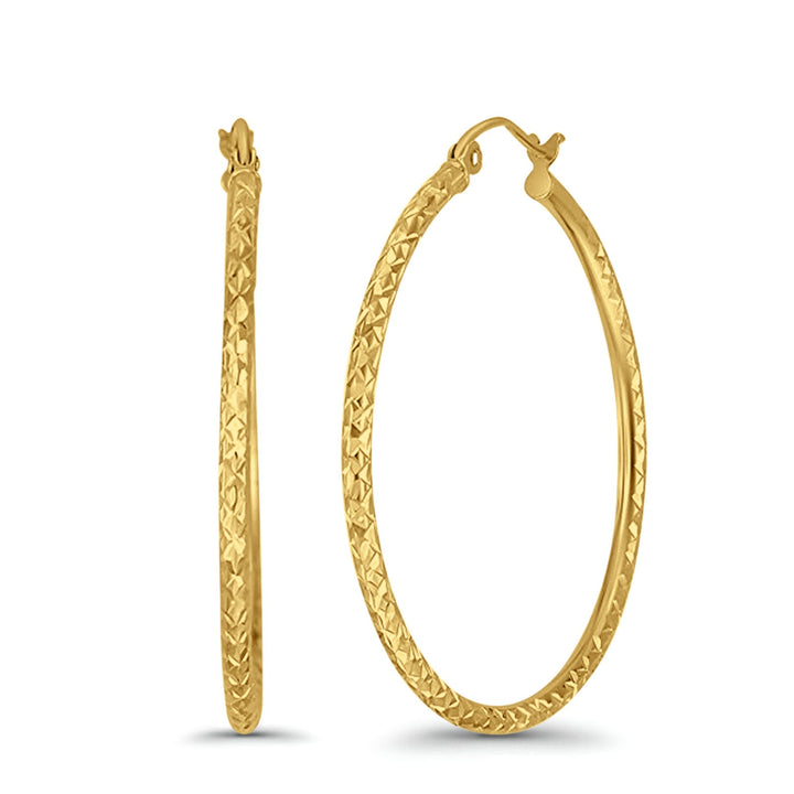 Fine Huggie Hoop Medium Earring - De Oro Jewelry